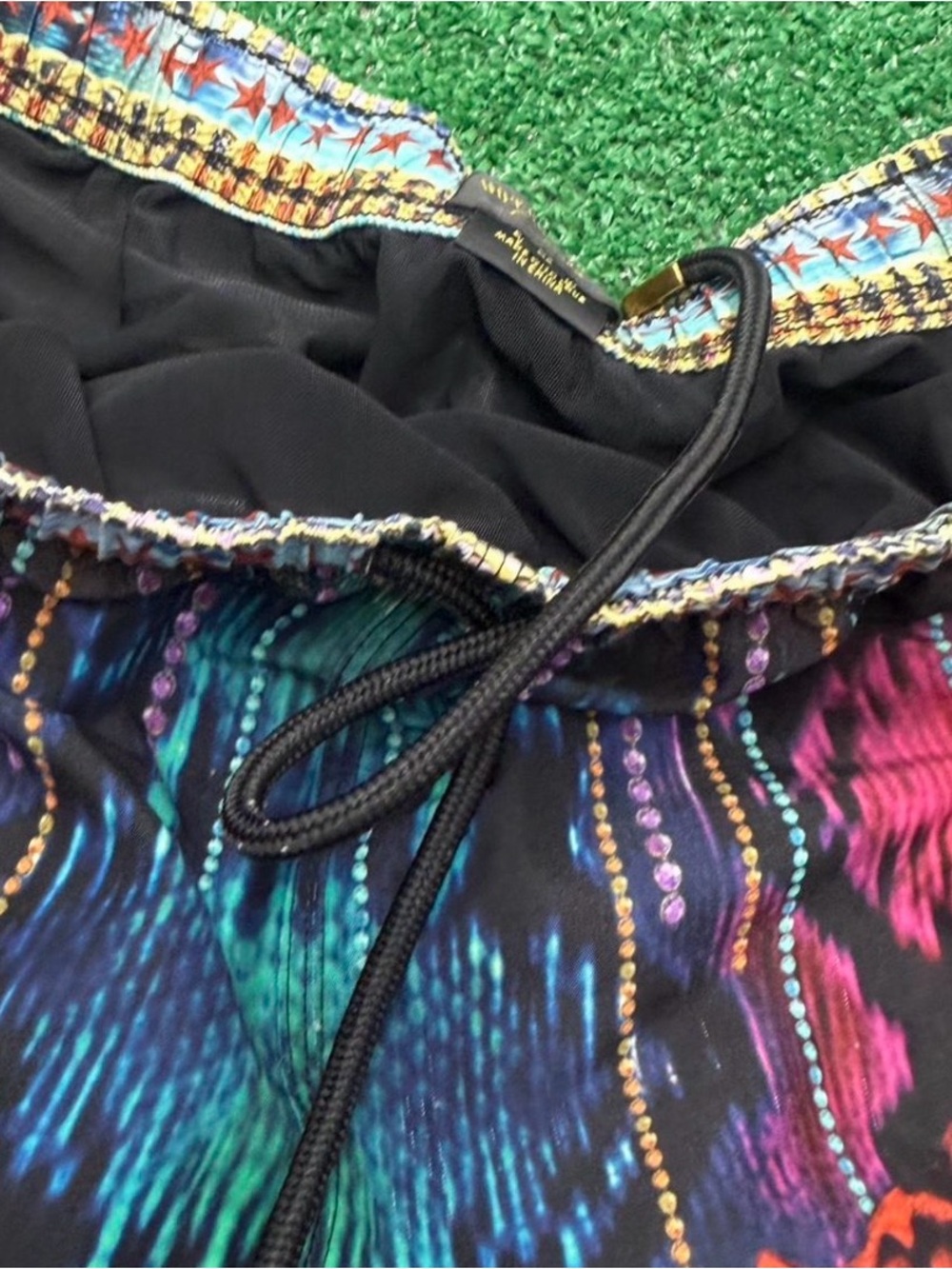 Camilla Men’s Multicolor Printed Swim Trunks - Picture 5 of 8